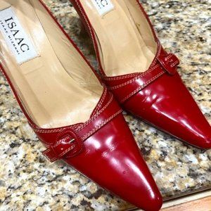 Isaac Mizrahi Italian Leather Heels - 6 B